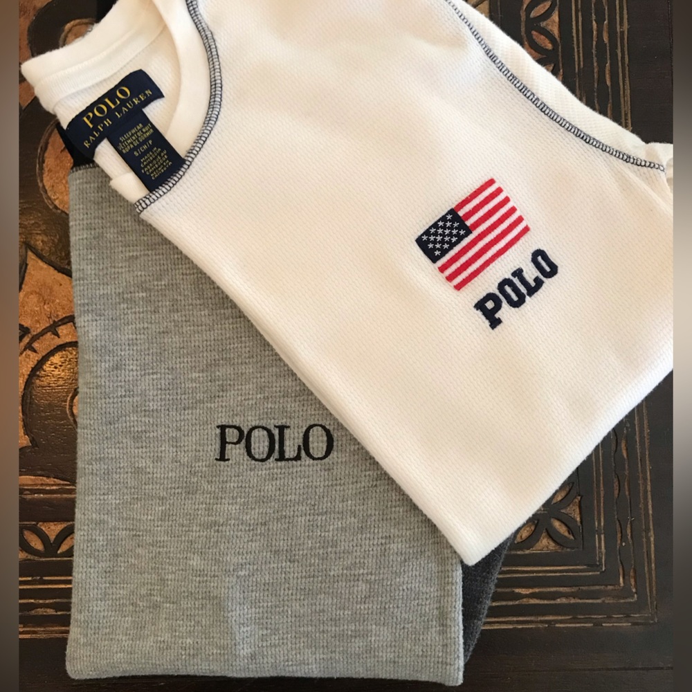 Raulph Lauren waffle long sleeve shirts!